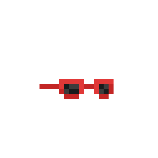 Red Squared Shades